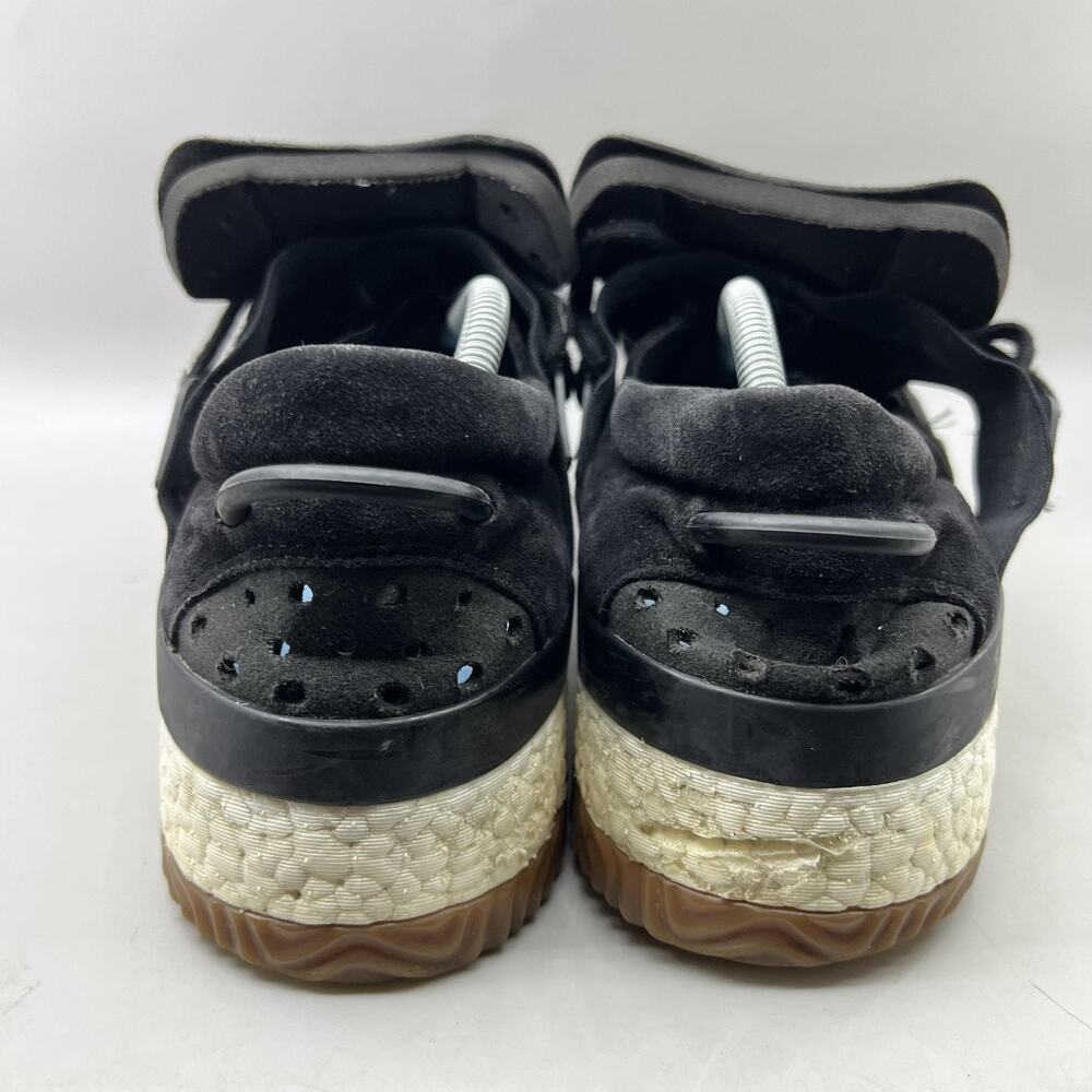 Adidas x Alexander‎ Wang AW Bball Shoes Men Size 12 Black Suede Low Top Sneakers - Picture 4 of 11